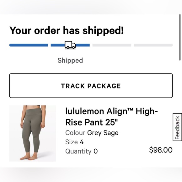 lululemon Align™ High-Rise Pant 25" - Grey Sage - Picture 2 of 6